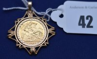 Lot 42 - An Elizabeth II gold half sovereign, 1982, in...