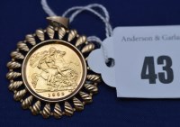 Lot 43 - An Elizabeth II gold half sovereign, 1982, in...
