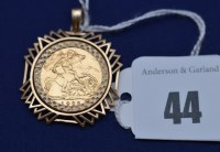 Lot 44 - An Elizabeth II gold half sovereign, 1982, in...