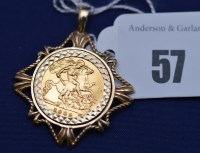 Lot 57 - An Elizabeth II gold half sovereign, 1982, in...