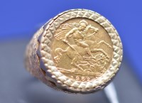 Lot 74 - An Elizabeth II gold half sovereign, 1982, in...
