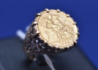 Lot 96 - An Edward VII gold half sovereign, 1906, in...