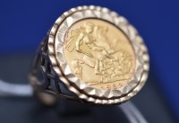 Lot 107 - An Elizabeth II gold half sovereign, 1982, in...