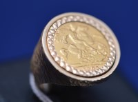 Lot 110 - An Edward VII gold half sovereign, 1903, in...
