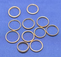 Lot 157 - Eleven 22ct. yellow gold wedding bands, all...
