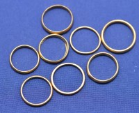 Lot 158 - Eight 22ct. yellow gold wedding bands, all...