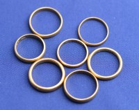 Lot 166 - Seven 22ct. yellow gold wedding bands, all...