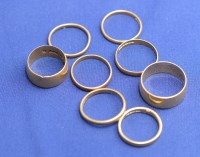Lot 171 - Eight 22ct. yellow gold wedding bands, various...