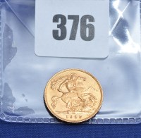Lot 376 - A George V gold half sovereign, 1925.