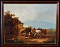 Lot 10 - 19th Century Continental School - a farrier...
