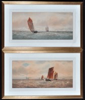 Lot 90 - William Thomas Nichols Boyce - herring boats...