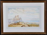 Lot 138 - John Teasdale - Travellers before Bamburgh...