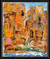 Lot 250 - Karolina Borchardt - ''Canyons'', signed with...