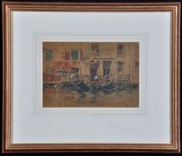 Lot 16 - William Walcot (1874-1943) A Venetian palace...