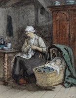 Lot 50 - David Adolph Constant Artz (Dutch 1837-1890)...