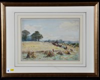 Lot 67 - John Atkinson (1863-1924) Haymaking, signed,...