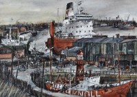 Lot 120 - Richard Hobson (1945-2004) ''Light ship 'Smith...