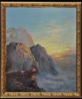 Lot 176 - George Blackie Sticks (1843-1900) A misty...