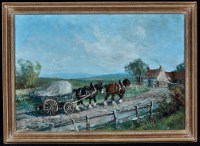 Lot 178 - John Falconar Slater (1857-1937) A horse drawn...