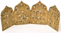 Lot 367 - A 19th Century enamelled brass Russian...