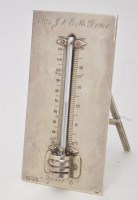 Lot 701 - An Edwardian silver easel back presentation...