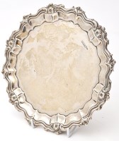 Lot 708 - An Edwardian waiter, by Walker & Hall,...