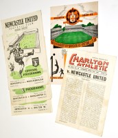 Lot 41 - Charlton Athletic v Newcastle United, April...