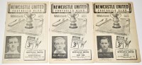 Lot 55 - Three Newcastle United Friendly Fixture...