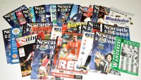 Lot 132 - Newcastle United football programmes, for the...