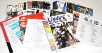 Lot 164 - Newcastle United football programmes and team...