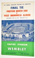Lot 207 - FA Cup Final programme, 1954 - Preston North...
