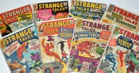 Lot 1080 - Strange Tales Nos.118, 121, 122, 124, 125, 128,...