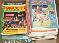 Lot 1154 - A near complete run of Shoot! Football Comic,...