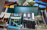 Lot 11 - A large quantity of postcard albums and slips;...