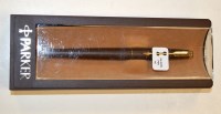 Lot 41 - A Parker Falcon fountain pen in matte brown...