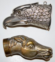 Lot 68 - Two early 20th Century vesta cases, both...