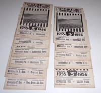 Lot 91 - Newcastle United home football programmes,...