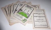 Lot 97 - Newcastle United home football programmes,...