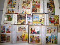 Lot 149 - Six albums containing a large collection of...