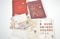 Lot 163 - A Strand stamp album containing a penny black...