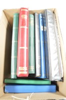 Lot 167 - A quantity of albums; folders; and stock books,...