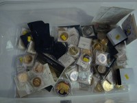Lot 207 - A large quantity of silver coloured metal and...