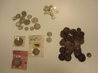 Lot 211 - A quantity of mainly 19th Century coins,...