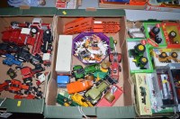 Lot 265 - Three boxes of die-cast model farm vehicles by...