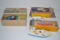 Lot 303 - A Sutcliffe toy Victor clockwork torpedo boat,...