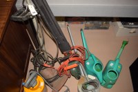 Lot 1046 - An electric strimmer; a Black and Decker...
