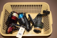 Lot 1105 - Three large multiplying sea-fishing reels,...