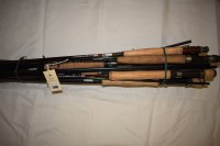 Lot 1166 - A bundle of miscellaneous carbon fibre rod...