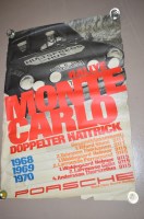 Lot 1267 - Original posters for Porsche, Rallye Monte...