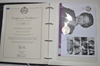 Lot 1293 - A set of fifteen silver coins in covers...